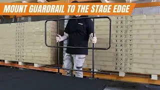 Mobile Folding Stage   Guardrail