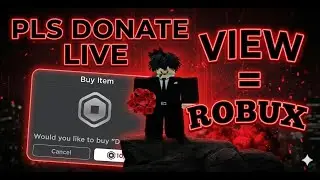 🔴PLS DONATE LIVE🔴DONATING ALL VIEWERS ROBUX!