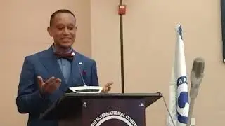 Dr. Seyoum Antonios at the African Bar Conference Lusaka Zambia 28 October 2024