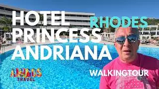 Princess Andriana Resort & Spa – luksusowy hotel all inclusive na Rodos 🇬🇷🌊walkingtour Rhodes
