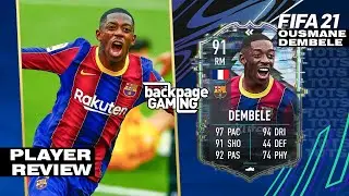 BEST SBC ON FIFA 21? 💰 | FLASHBACK DEMBELE PLAYER REVIEW! | FIFA 21 Ultimate Team