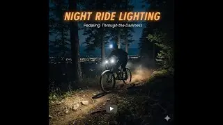 MTB at night - Lighting setup