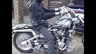 Revtech 125 powered Harley Softail 2050cc thrashed under hard acceleration