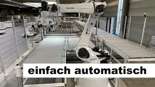 fischertech: KUKA KR120 R3200 PA stapelt B&uuml;rom&ouml;belteile