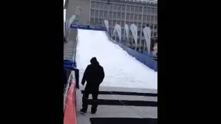 Ultimate snow slide!!!!