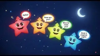 Learn Colors with Talking Stars 🌟🗣️ | Educational Video for Kids | Learn Colors