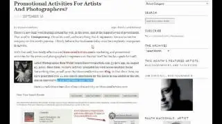 Screencast by @DiscoverArtists from Screenr.com