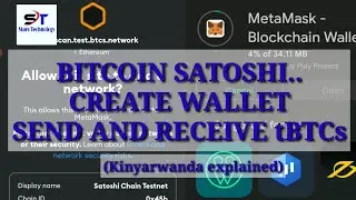 CORE/BTCs 005: TestNet: How to create wallet || Send and Receive tBtCs (Kinyarwanda Explained)