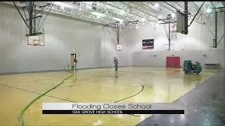 Oak Grove High School water burst