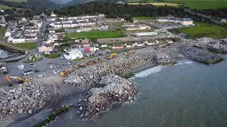 ABERAERON’s near-£32m ‼️ coastal defence scheme  ❌🎥🛸 @redfox111 Rocks  from Norway‼️  👀🔝🎦