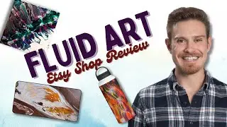 Fluid Art Etsy Shop Review | Etsy Tips 2022 | How to Sell on Etsy | Etsy Shop Owner