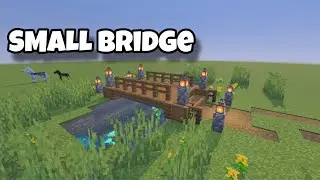 How to build a small bridge in Minecraft ￼￼