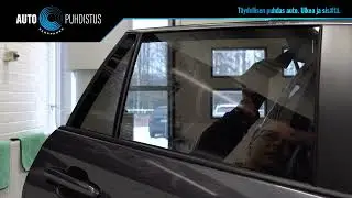 Auton ikkunoiden tummentaminen - ammattilaisen k&auml;sity&ouml;n&auml;