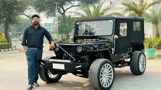 Modified jeep ready for Punjab #modifiedjeep #thar #jeep #jeepmodified #jeepindia #automobile
