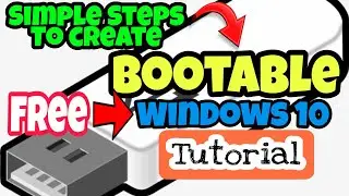 How To Make A Windows 10 Bootable USB For FREE | STEP BY STEP TUTORIAL |TAGALOG |Subscribers Request