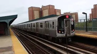 NYC Subway:(B),(F),(Q) action at West 8 St (A.M Rush)