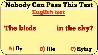Only 1% Can Pass This English Grammar Quiz! 🤯 | Ultimate Test to Check Your Grammar Skills 2025