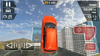 Smash Car Hit -Impossible Stunt New Orange Color Car Vehicule Android Gameplay