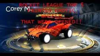 Rocket League | TOP 5 PAINTED EXOTIC WHEELS THAT WERE OPENED!!!