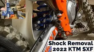2022 KTM Rear Shock Removal/How To/Shock Spring Swap