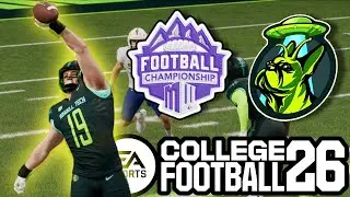 MY CUSTOM COLLEGE IS PLAYING IN THEIR FIRST CHAMPIONSHIP GAME! College Football 26