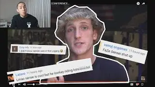 READING LOGAN PAUL (LOGANG) YOUTUBE COMMENTS!