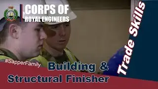 Corps of Royal Engineers - Building & Structural Finisher