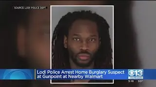 Lodi Burglary Suspect Arrested At Gunpoint