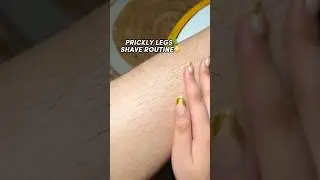Body shaving routine to prevent strawberry skin and ingrown hair🎀✨