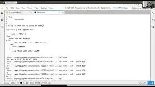 Programming and Automation for Geoscientists: 03_03 - If-statement examples BASH and python
