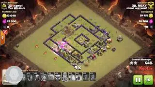 th8 vs th8 (silent mayhem) golems valks wiz hogs