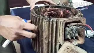 Dismantling &Assembling of Capacitor Start Induction Run Motor.