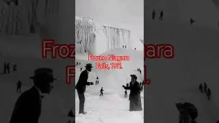 Frozen Niagara Falls, 1911.