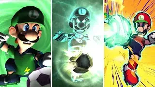 Evolution of - Super Strikes in Mario Strikers Games