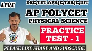 AP POLYCET - 2021 PS | EM | PRACTICE TEST - 1