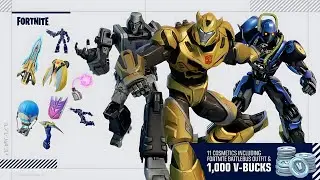 Fortnite Revealed 3 NEW Transformers Skins + OFFICIAL Battle Bus Skin! (RELEASE DATE)