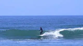 surfing the secret Malibu spot