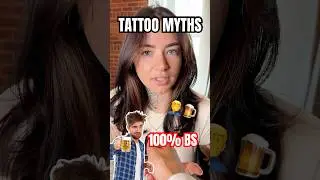 These myths are all BS! 😂💩 #tattoo #tattooartist #tattooer #ink #tattoos #tattooshop #tattooideas