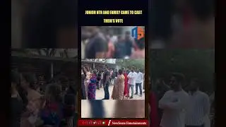 Junior ntr and family came to cast their&rsquo;s vote| telangana elections2023 | NewSenseEntertainments