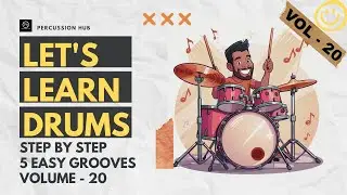 5 Easy Drum Beats for Beginners | Learn with Notation | Vol. 20