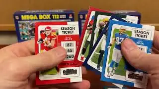 2021 Panini Contenders Mega Box Football Preview - 2 BOXES - Auto and 2 Mem per box
