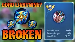 GORD + LIGHTNING TRUNCHEON REVAMP!! GORD BEST BUILD BURST DAMAGE 2023!! BEST MAGE TO RANK UP MLBB