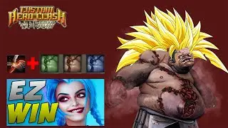 CUSTOM HERO CLASH -  PUDGE SUPER SAIYAN BUILD