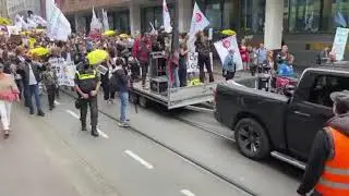 Corona pass protest The Hague - The Netherlands (Part 2)