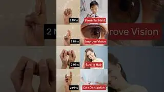 Yoga Mudra - Powerful Mind, Improve Eye Vision, Strong Hair, Cure Constipation | #shorts #yoga