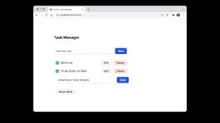 Hotwire Tutorial: Inline Editing Using Turbo Frames