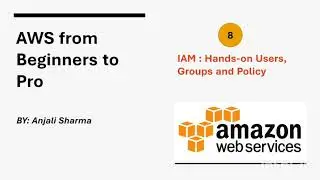 8. IAM Hands-on lab users, group & policy #aws #awstutorialforbeginner #awstutorial #iam #users
