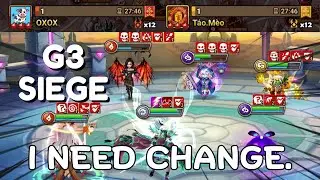 G3 SIEGE : OXOX / T&aacute;o.M&egrave;o - Getting Cut Sucks. - Summoners War