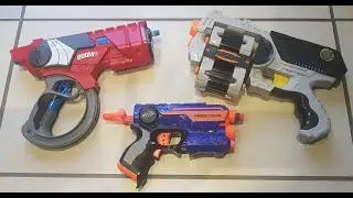 Nerf, Boomco, X-shot guns, Range Test