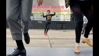 Dance Crazy Kid Imitates The Tapdance Pros